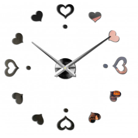 Zegar ścienny samoprzylepny, zegar luksusowy na stencie, zegar plastikowy Zegar ścienny samoprzylepny, zegar luksusowy na stencie, zegar plastikowy