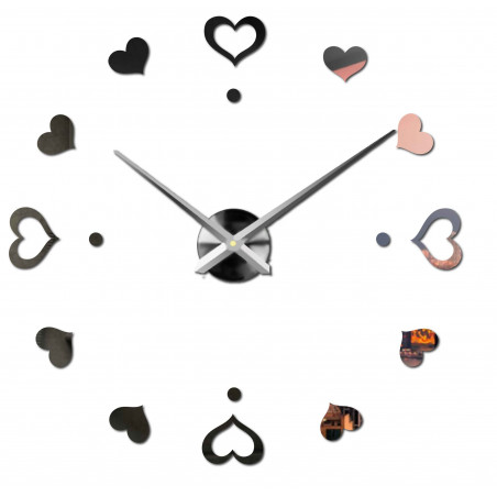 Zegar ścienny samoprzylepny, zegar luksusowy na stencie, zegar plastikowy Zegar ścienny samoprzylepny, zegar luksusowy na stencie, zegar plastikowy