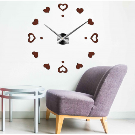 Zegar ścienny samoprzylepny, zegar luksusowy na stencie, zegar plastikowy Zegar ścienny samoprzylepny, zegar luksusowy na stencie, zegar plastikowy