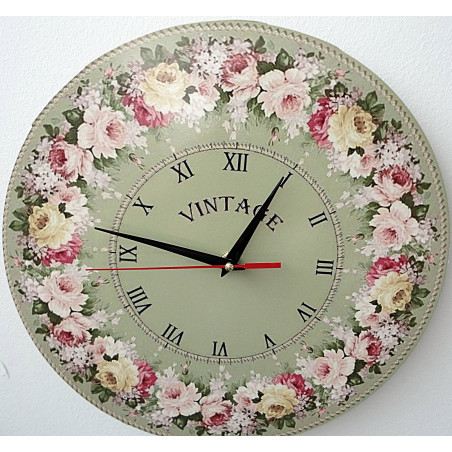 Nowoczesny zegar ścienny, zegar ścienny wykonany z drewna, sklejki