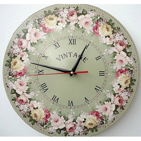 Nowoczesny zegar ścienny, zegar ścienny wykonany z drewna, sklejki