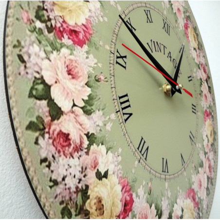 Nowoczesny zegar ścienny, zegar ścienny wykonany z drewna, sklejki