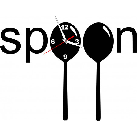 Nowoczesny zegar na ścianie wykonanej z tworzywa sztucznego. Własna produkcja, X-momo Nowoczesny zegar na ścianie wykonanej z tworzywa sztucznego. Własna produkcja, X-momo