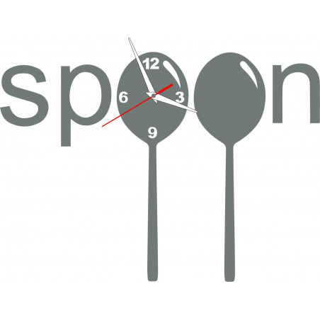 Nowoczesny zegar na ścianie wykonanej z tworzywa sztucznego. Własna produkcja, X-momo Nowoczesny zegar na ścianie wykonanej z tworzywa sztucznego. Własna produkcja, X-momo