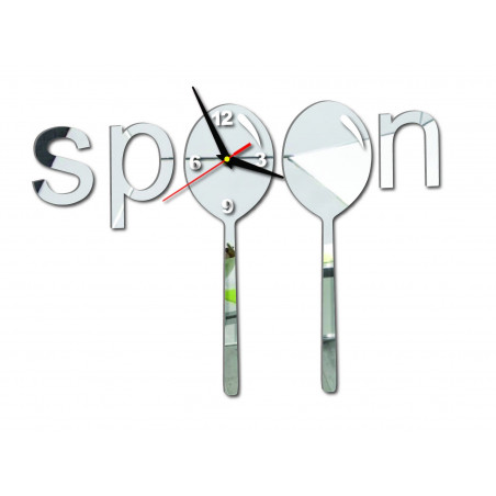 Nowoczesny zegar na ścianie wykonanej z tworzywa sztucznego. Własna produkcja, X-momo Nowoczesny zegar na ścianie wykonanej z tworzywa sztucznego. Własna produkcja, X-momo