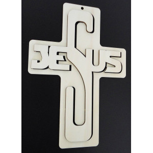 Drewniana ozdoba - Jezus, rozmiar - 260x187 mm 2