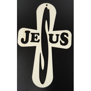 Drewniany krzyż Jezusa 2