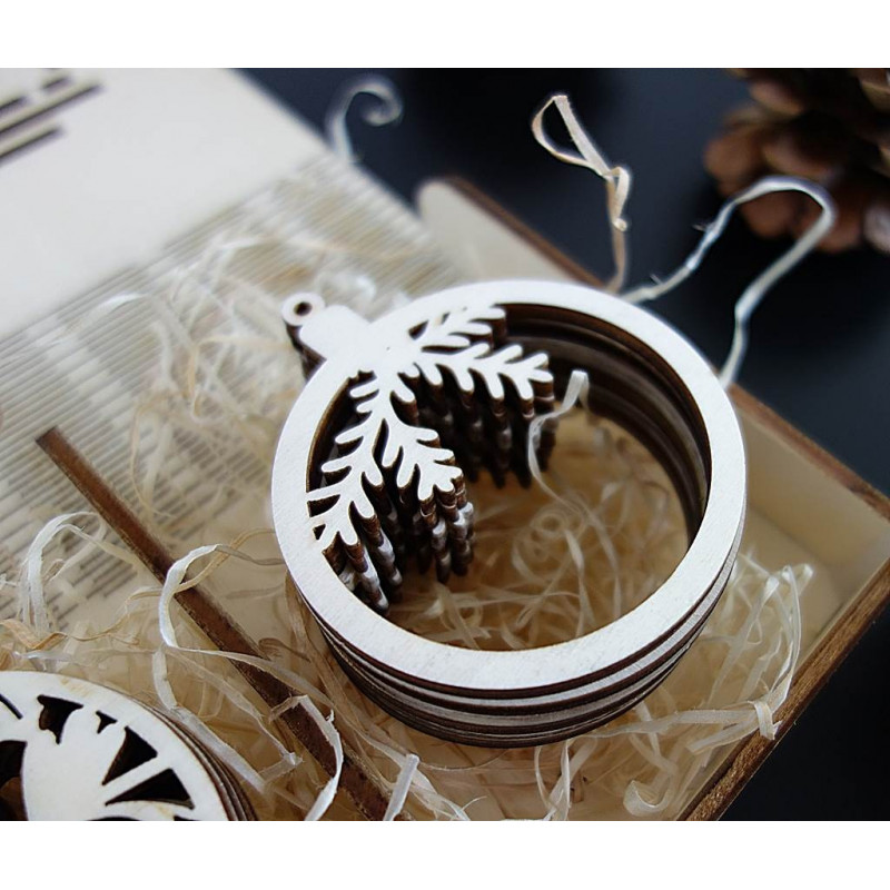 Wymiary ozdób, ozdób choinkowych, akcesoriów drewnianych, dekoracji drewnianych lub plastikowych