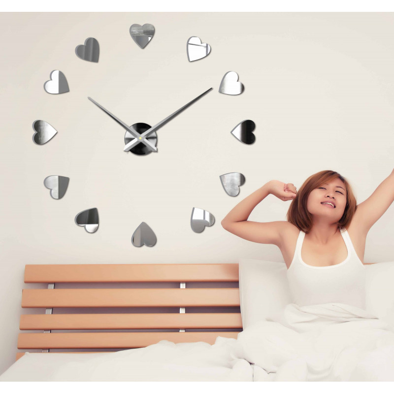 Zegar ścienny, luksusowy zegar ścienny, plastikowy zegar