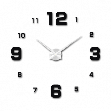 Zegar ścienny samoprzylepny, zegar luksusowy na stencie, zegar plastikowy Zegar ścienny samoprzylepny, zegar luksusowy na stencie, zegar plastikowy
