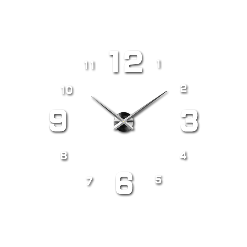 Przyklejane zegary ścienne, luksusowe zegary stentowe, zegary plastikowe