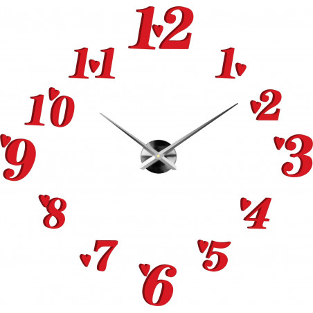 Samoprzylepny zegar ścienny, luksusowy zegar na stencie, zegar plastikowy Samoprzylepny zegar ścienny, luksusowy zegar na stencie, zegar plastikowy