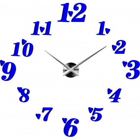 Samoprzylepny zegar ścienny, luksusowy zegar na stencie, zegar plastikowy Samoprzylepny zegar ścienny, luksusowy zegar na stencie, zegar plastikowy