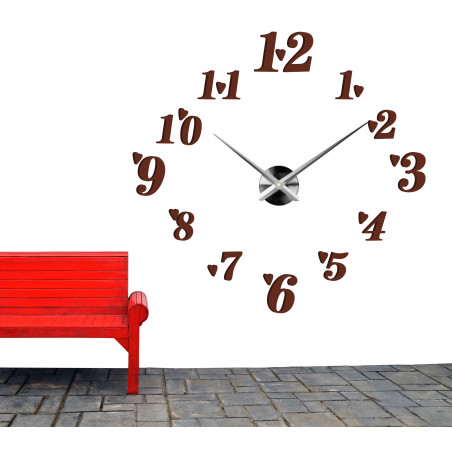 Samoprzylepny zegar ścienny, luksusowy zegar na stencie, zegar plastikowy Samoprzylepny zegar ścienny, luksusowy zegar na stencie, zegar plastikowy