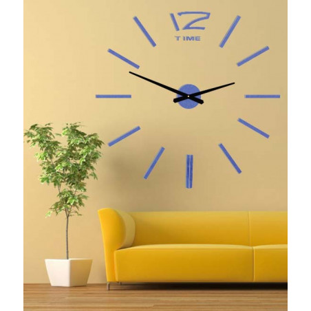 Nowoczesny zegar ścienny, zegar ścienny wykonany z drewna, sklejki