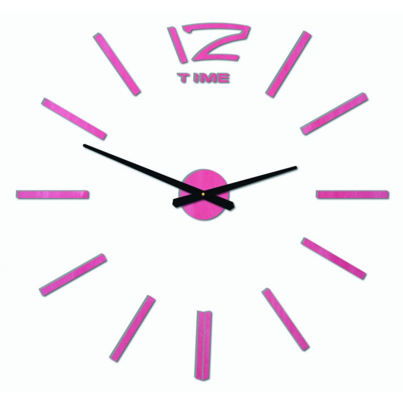 Nowoczesny zegar ścienny, zegar ścienny wykonany z drewna, sklejki