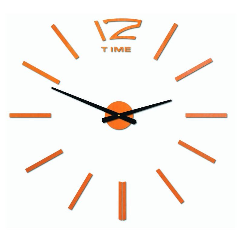 Nowoczesny zegar ścienny, zegar ścienny drewniany, sklejka