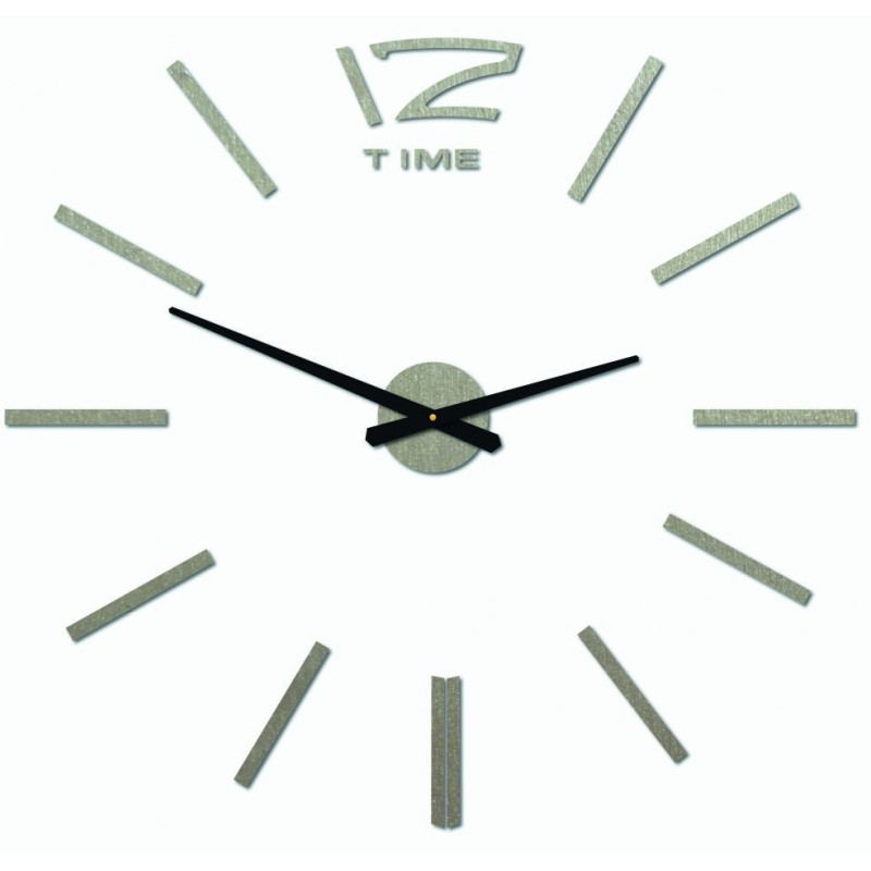 Nowoczesny zegar ścienny, zegar ścienny wykonany z drewna, sklejki