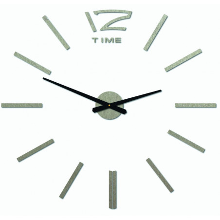 Nowoczesny zegar ścienny, zegar ścienny wykonany z drewna, sklejki