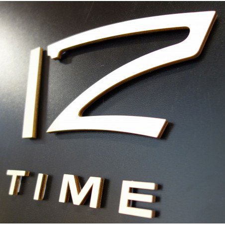 Nowoczesny zegar ścienny, zegar ścienny drewniany, sklejka