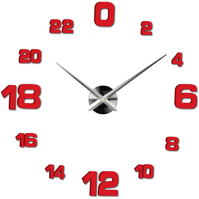 Zegar ścienny, luksusowy zegar ścienny, plastikowy zegar