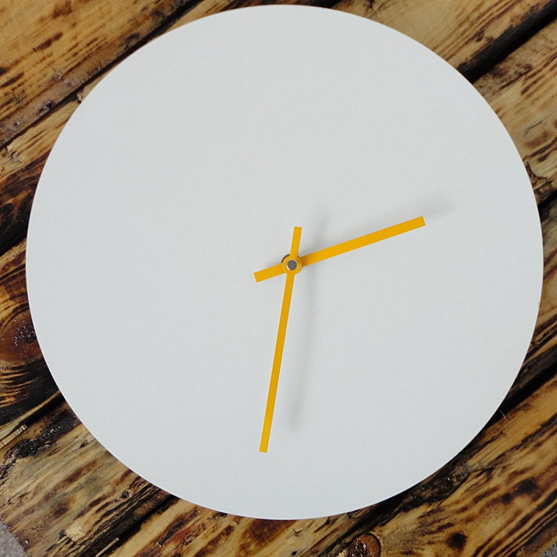 Zegar ścienny KOLOR HDF Oliwkowy