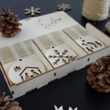 Zestaw ozdób choinkowych, które zadowolą 1 zestaw 18 sztuk