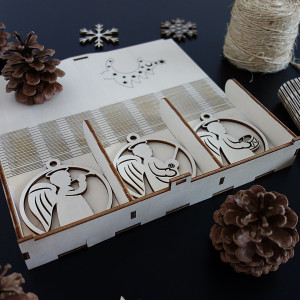 Ozdoby na choinkę, 1 zestaw-18 sztuk 2