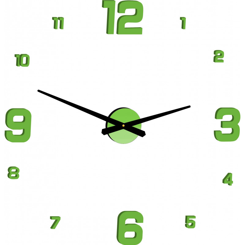 Nowoczesny zegar ścienny JOLYI FOX Plexi