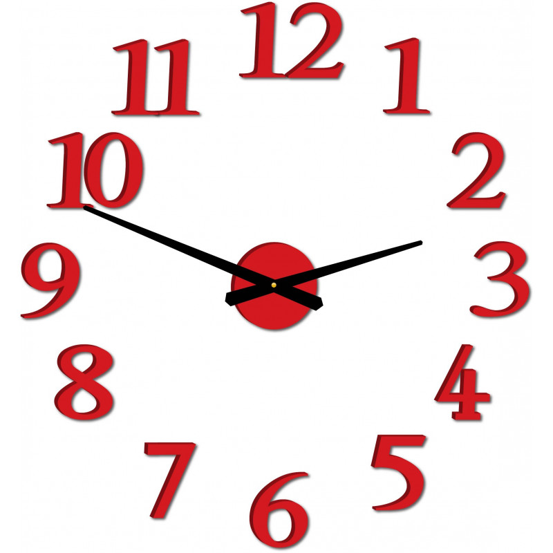 Nowoczesny zegar ścienny JOLYI FOX Plexi