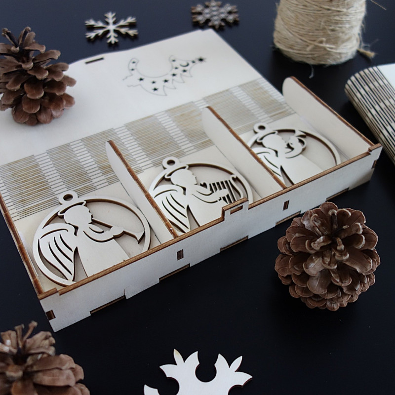 Zestaw ozdób choinkowych dla przyjemności, 1 zestaw-18 sztuk