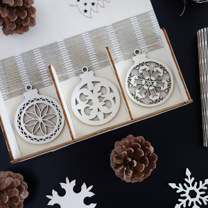 Ozdoby na choinkę, 1 zestaw-18 sztuk 2