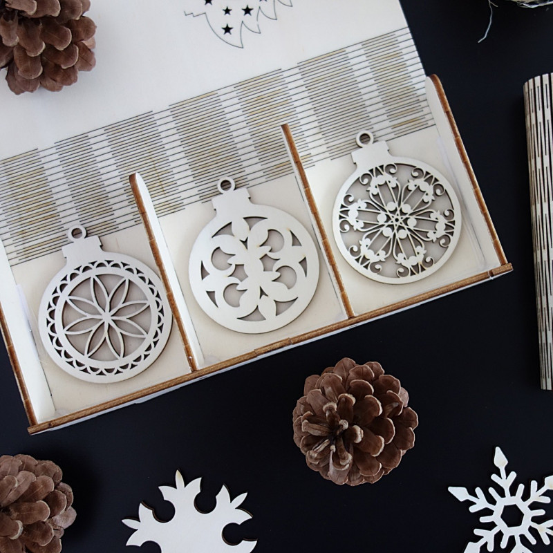 Ozdoby na choinkę, 1 zestaw-18 sztuk