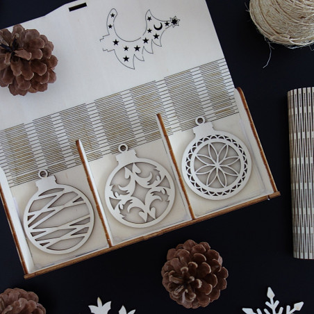 Kolekcja ozdób choinkowych, 1 zestaw 18 szt