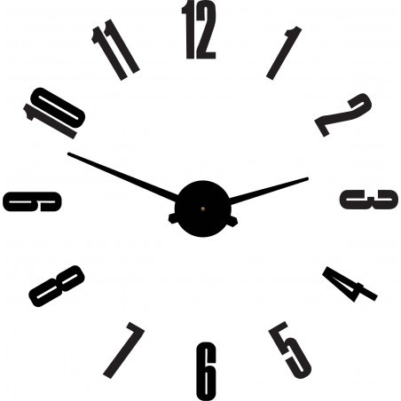 Nowoczesny zegar ścienny ARABSKI PLEXI Nowoczesny zegar ścienny ARABSKI PLEXI