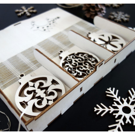 Zestaw do choinki, zestaw zawiera 18 sztuk