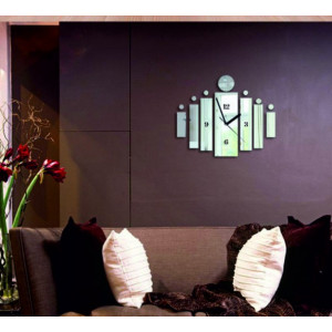 Samoprzylepny zegar ścienny HOJOKER DIY jako prezent 2