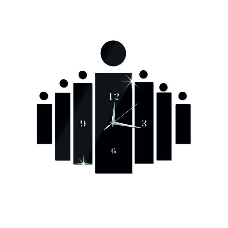 Zegar ścienny naklejany na prezent DIY HOJOKER