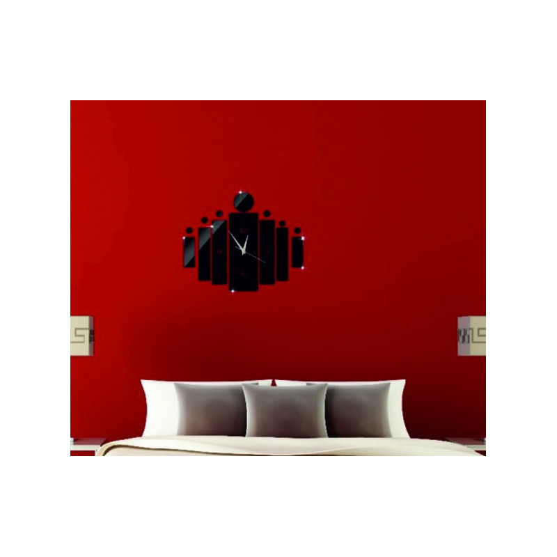 Samoprzylepny zegar ścienny HOJOKER DIY jako prezent