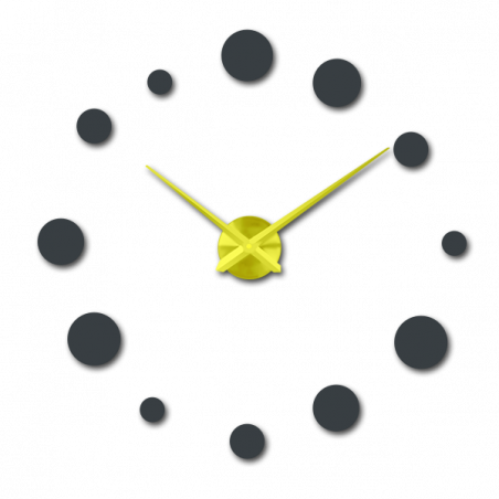 Duży zegar ścienny kropka (nowoczesny zegar ścienny) DEKORAJ Duży zegar ścienny kropka (nowoczesny zegar ścienny) DEKORAJ