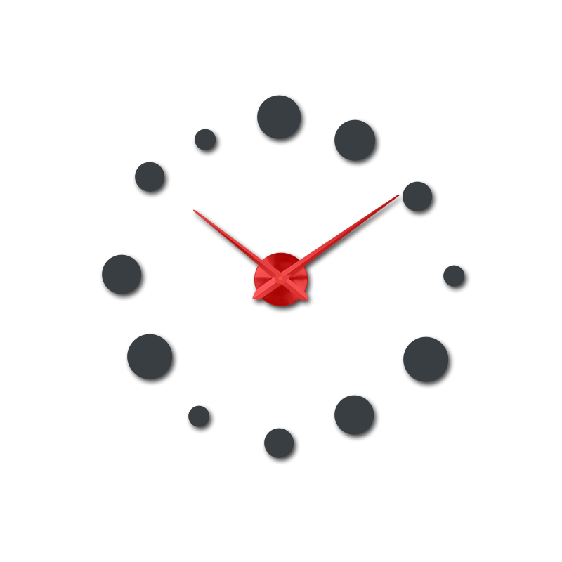 3D Klej zegar ścienny  PRO WZBOGACANIA