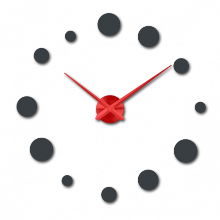 Duży zegar ścienny kropka (nowoczesny zegar ścienny) DEKORAJ Duży zegar ścienny kropka (nowoczesny zegar ścienny) DEKORAJ
