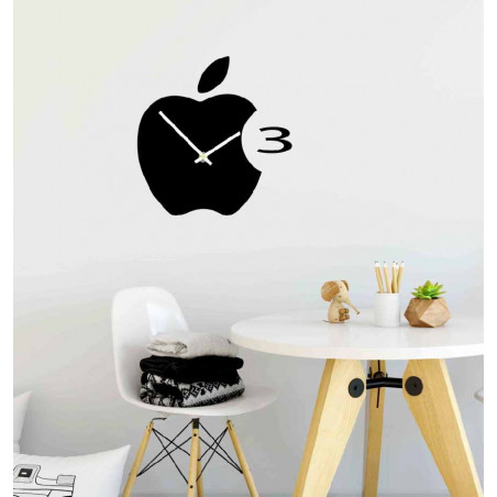 Zegar ścienny plastikowy w kuchni APPLE, 35x35 cm Zegar ścienny plastikowy w kuchni APPLE, 35x35 cm