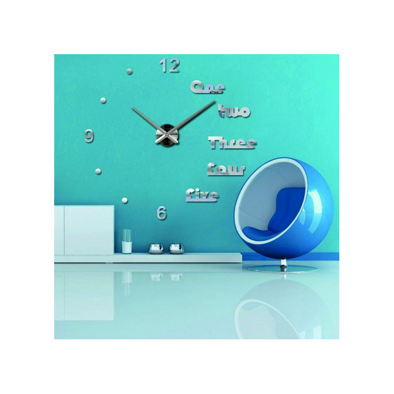 Nowoczesny zegar ścienny 3D DRIWAL DIY
