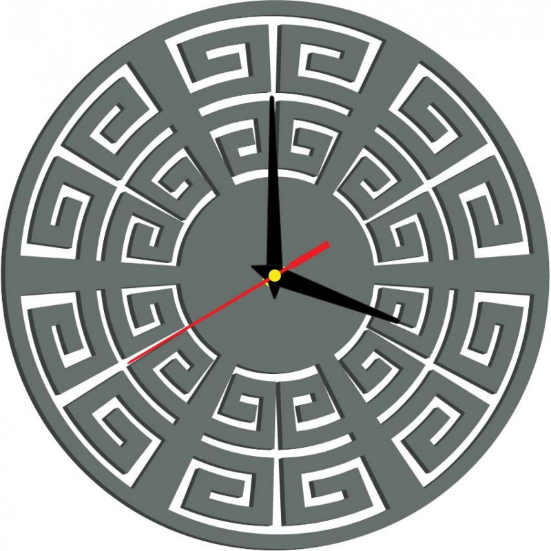 Nowoczesny zegar ścienny GRECKA BOGINI