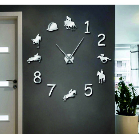 Zegar ścienny Rodeo Horse Rider 3D DIY HOME
