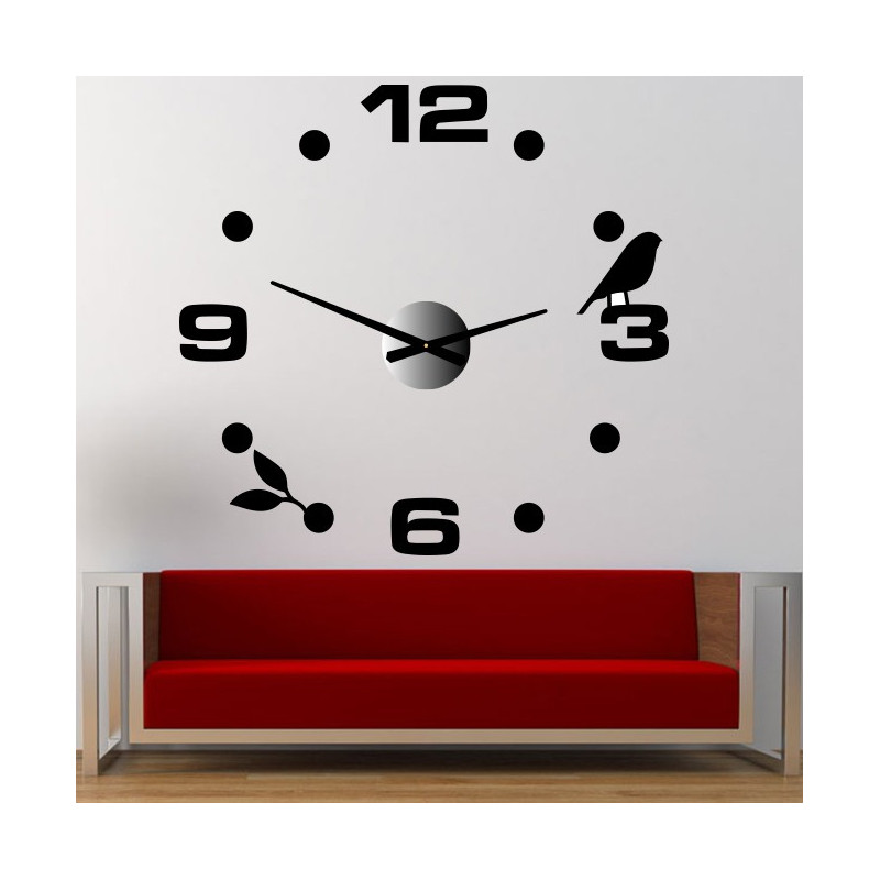 Samoprzylepny zegar ścienny z linii Pohoda