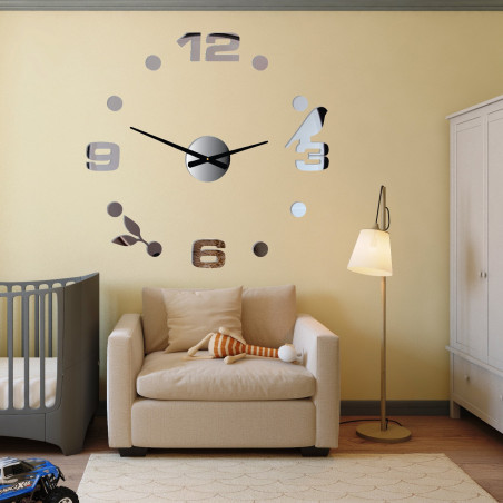 Zegar ścienny Linia Naklejka DIY Pohoda