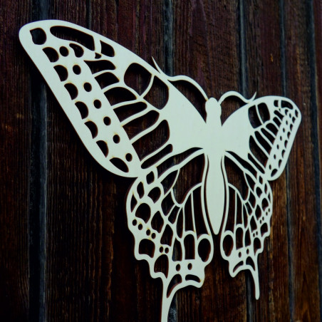 XLL 1100 X 647 mm Nocny motyl wyrzeźbiony ze sklejki drewnianej LEOPARTID XLL 1100 X 647 mm Nocny motyl wyrzeźbiony ze sklejki drewnianej LEOPARTID