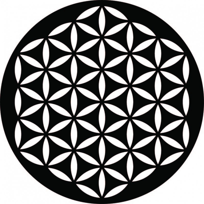 Mandala Wellbeing Drewniany obraz ścienny ze sklejki YISUIYU